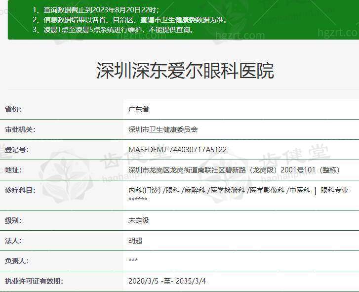 深圳深东爱尔眼科医院全飞秒手术多少钱？仅需6800元！